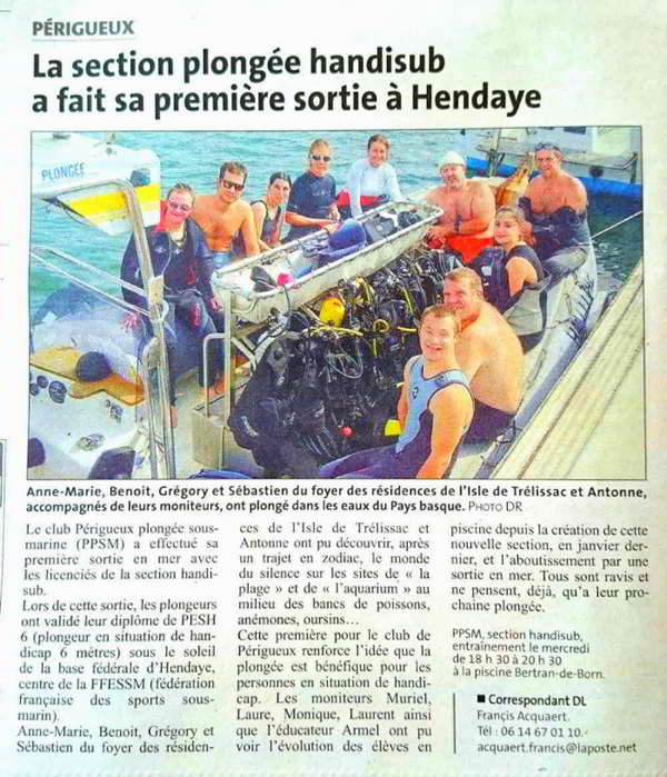 article sortie handisub